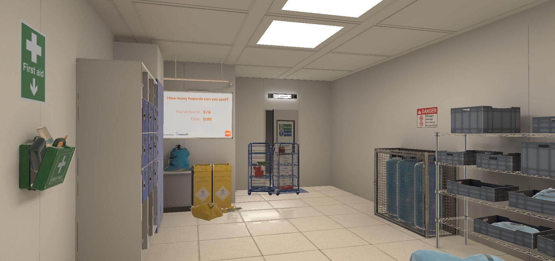 Virtual laboratory with hidden hazards from the GSK lab safety experience