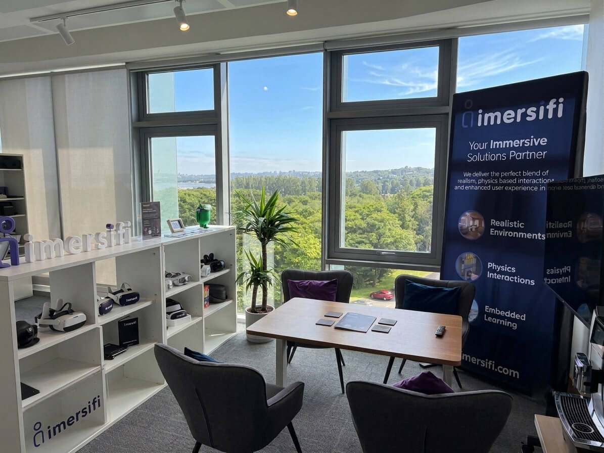 The Imersifi office at Swansea University