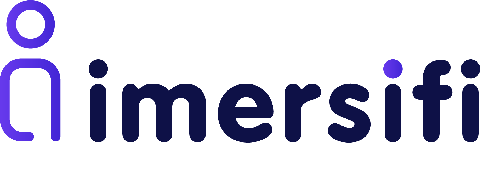 Imersifi full colour logo on a light background